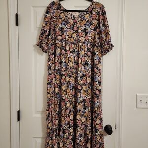 NATURAL LIFE Multicolor Floral Maxi Dress